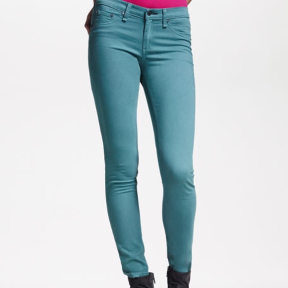 rag & bone JEAN Stretch Leggings Atlantic - NWOT - Picture 4 of 7